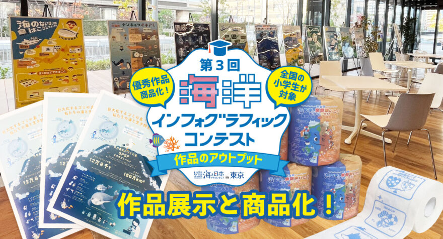 第3回海洋インフォグラフィックコンテスト　その後の作品展示と商品化